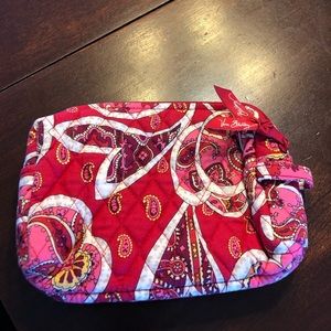 Multi color Vera Bradley makeup bag